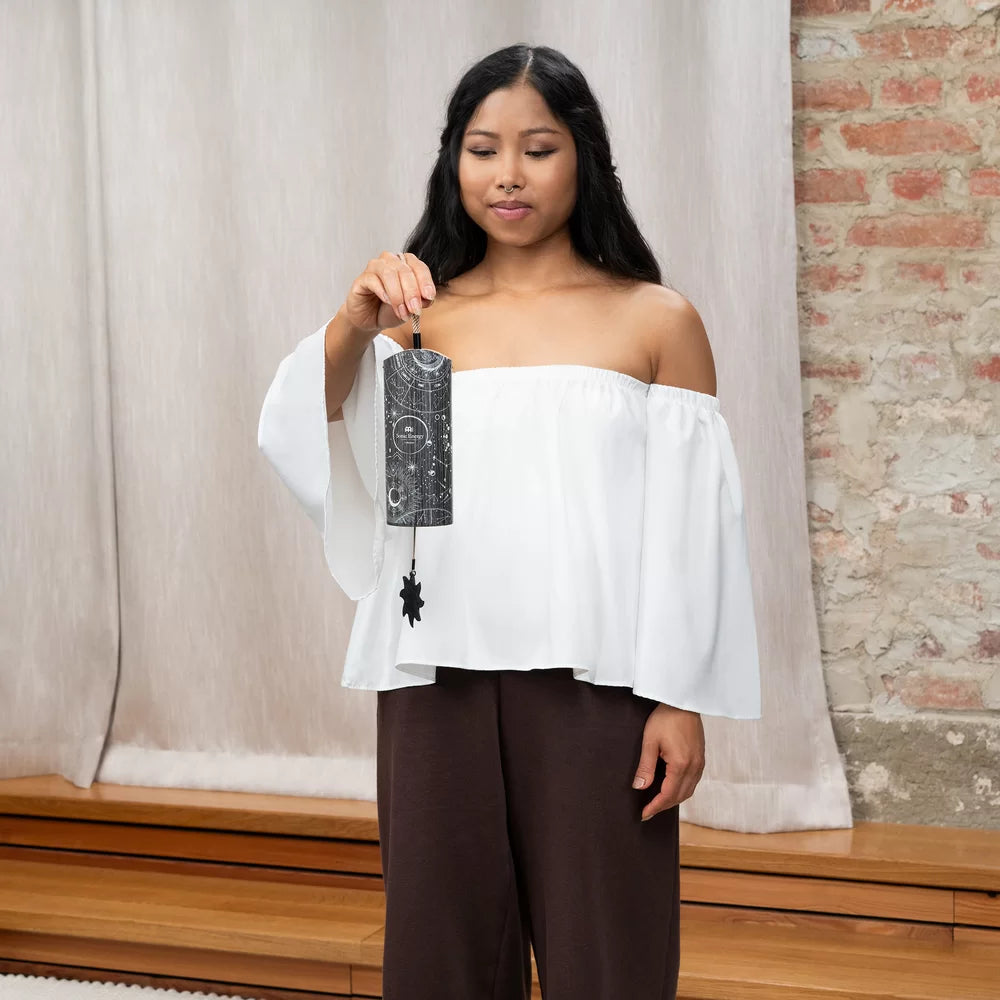 Campanello cosmico in bambù | Stella, notte